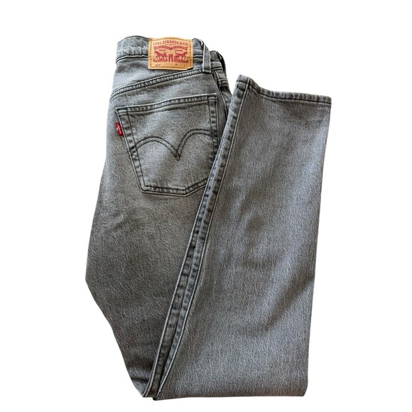Levi’s Premium 501 80s Classic Mom Jeans In Gray Size 25x30 Casual Grunge Pants - Picture 5 of 9